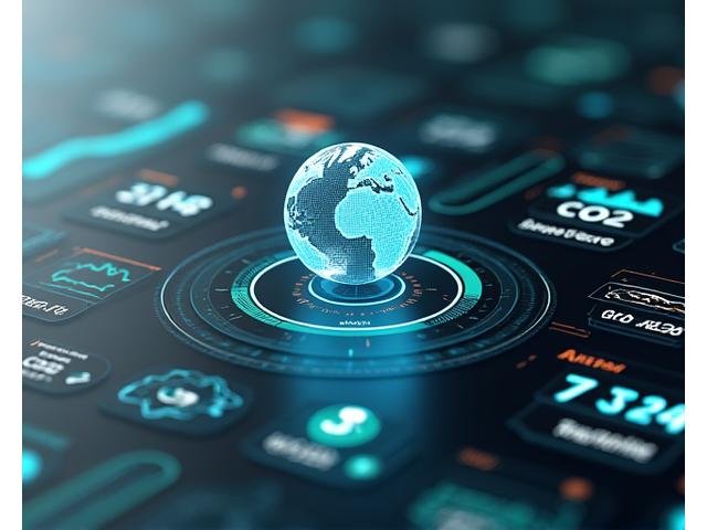 地球の環境データを示すダッシュボード