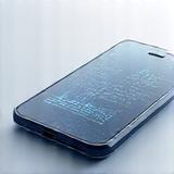 ビジネスロゴとスマートフォン